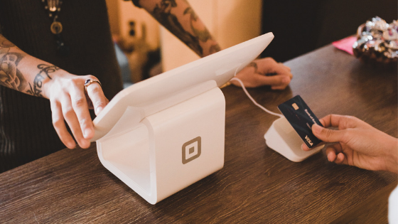 Square is a great way for tattoo artists to hand payments and see monthly reports of revenue